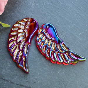 Cristaux de guérison de haute qualité en gros, artisanat, ailes de cristal de fusion d'aura pour la décoration de la maison et les cadeaux de Noël - Product Image 6