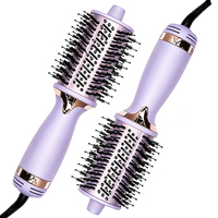 Sèche-cheveux ionique multifonctionnel à séchage rapide 2 en 1, brosse électrique portable MINI, peigne à air chaud pour sécher les cheveux, brosse sèche-cheveux pour les voyages