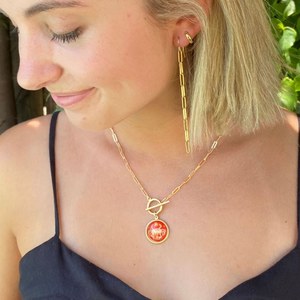 Moda oro placcato 12 costellazioni astrologia oroscopo gioielli segno zodiacale collana individualità - Product Image 4