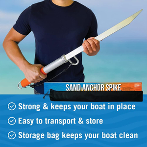 AMBITION Poteau d'ancre de bateau Ancre de barre de sable pour petit bateau Ponton - Product Image 6