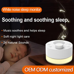Máquina <span class=keywords><strong>de</strong></span> Ruido Blanco para Bebés con 24 Sonidos Relajantes, Recargable, Ayuda para Dormir, Luz Nocturna, Temporizador Integrado, Portátil - Product Image 3