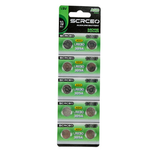 แบตเตอรี่อัลคาไลน์แบบกระดุมชนิด AG10 1.5v  0% Hg Pb Zn/MnO2 - Product Image 5