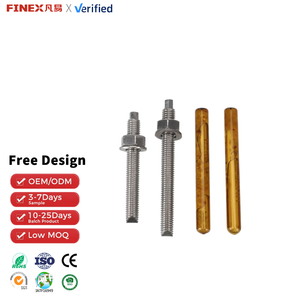 สลักเกลียวเคมีหกเหลี่ยมสแตนเลสชุบสังกะสี M8 - Product Image 1