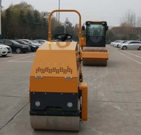 Compacteur vibrant tandem mini XMR110, charge linéaire statique 157N/cm, pour la construction de cours, allées et petits parkings
