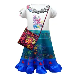 批发米拉贝尔安卡托连衣裙儿童连衣裙女婴2022新设计3D打印儿童安卡托派对米拉贝尔连衣裙