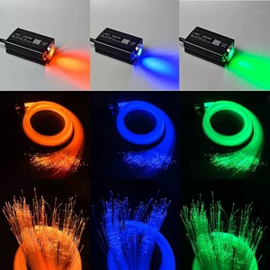 Kit de Luces de Techo de Fibra Óptica RGBW Twinkle, Motor LED con Control de Sonido por Aplicación Inteligente para Automóvil, Luz de Fibra Óptica de Cielo Estrellado - Product Image 4