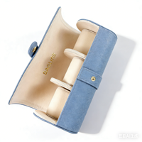 Juego de Backgammon Enrollable Personalizado de Alta Gama con Forro de Esponja y Caja Rígida, Juego de Mesa Portátil Moderno para Niños