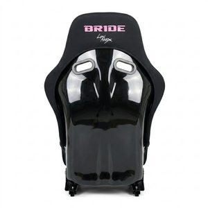 Sedile Racing BRIDE in Tessuto Premium Stile Low <span class=keywords><strong>Max</strong></span> con Schienale Lucido, Universale per Modifiche Auto - Product Image 2