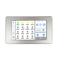 Panel de Control Táctil LCD DL103B, Controlador de Iluminación de 12V, Compatible con 128 Atenuadores Individuales, Sistema Inteligente de Control de Iluminación