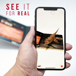 Giáo Dục Học Tập Đồ Chơi Với Điện Thoại Di Động Nhận Dạng Khủng Long Mô Phỏng Cảnh 5 Bộ Nhập Vai AR Câu Đố Cuốn Sách Cho Trẻ Em - Product Image 6