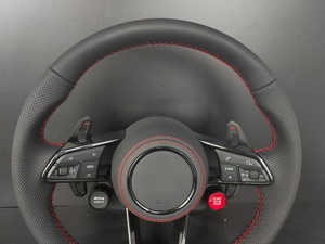 พวงมาลัยแต่งสไตล์ RS สำหรับ Audi A3/A4/A5/A6/A7/Q3/Q5/Q7/A8/S/RS ซีรีส์ หุ้มหนัง/หุ้มแบบพัน - Product Image 3