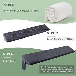 Coussin de lit Du Babo en mousse, hauteur réglable, style moderne, pour combler l'espace de la tête de lit, insert de matelas - Product Image 4