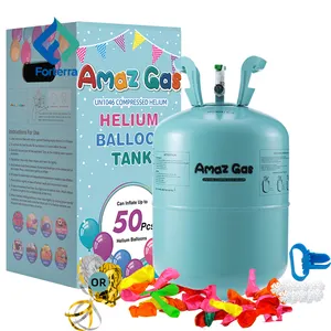 Disposable 2.2L 3.3L Helium Gas Tank Steel Cylinder 7L 13.4L 22.3L Hellium Balloon Gas Tank For Festival Use