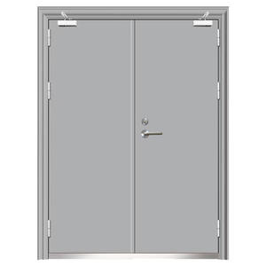 Porte coupe-feu en acier à une ou deux battantes, résistante au feu pendant <span class=keywords><strong>2</strong></span> heures, pour l'intérieur des chambres d'hôtel - Product Image 4