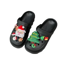 Accessoires en peluche de Noël très vendus, ambiance mignonne, dessin animé, chaussures de Père Noël, sacs, décorations, accessoires de bagages DIY