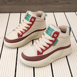 Nuevas Zapatillas Planas Impermeables de Algodón con Cordones y Suela Gruesa para Estudiantes Femeninas, con Aislamiento de Terciopelo, Colección Otoño 2026 - Product Image 6