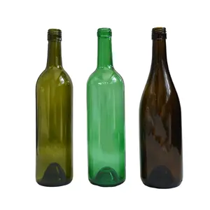 ขวดแก้ววิสกี้ไวน์บรั่นดี XO,ขวดเหล้าวอดก้าสีเขียวมีใบเปล่าออกแบบได้ตามต้องการขนาด700มล.