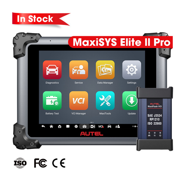Autel Maxisys Elite2 Elite Ii PRO Obd2 Vehicle Diagnostic Machine for Cars and Trucks Ecu Reader Car Machines Scanner Tool