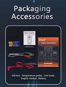 <span class=keywords><strong>Multimètre</strong></span> numérique <span class=keywords><strong>professionnel</strong></span> True RMS 6000 points de lecture VC837 VICI - Product Image 6