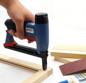 Agrafeuse pneumatique pour bois 8016-429 21GA à fil fin, pour cadres photo, <span class=keywords><strong>outils</strong></span> <span class=keywords><strong>de</strong></span> fixation, agrafeuse pneumatique pour tapisserie 1/4"-5/8" - Product Image 3