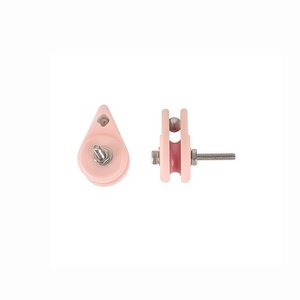 Enrouleur de fil en céramique avec roue anti-saut OEM personnalisable, 1 rainure, surface finement polie, excellente résistance à l'usure pour câbles - Product Image 3