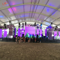 Layar LED Outdoor Novastar P2.9 P2.97 HD, Harga Layar Video LED untuk Sewa Panggung Konser, Layar LED Eksterior 500X500mm