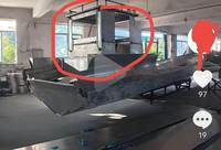 Bateau de location gonflable ORCA 866 Tube 12m Rib1200 fabriqué en Chine, bateau touristique à rames