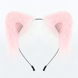 Nouvel arrivage d'<span class=keywords><strong>accessoires</strong></span> de cosplay en peluche douce en fourrure de renard oreille de chat <span class=keywords><strong>accessoires</strong></span> de cheveux de cosplay oreille de chat adulte bandeau - Product Image 3