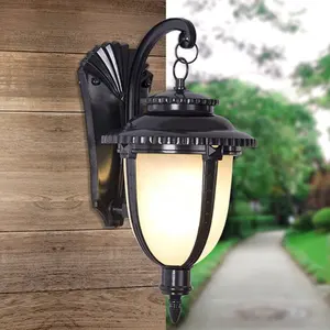 Retro outdoor waterproof wall lamp suitable for LED lights on villas courtyards corridors and balconies