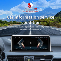 Reproductor de Video para Auto ID6 ID7 ID8 de 10.25 Pulgadas, Snapdragon Qualcomm 665, Antideslumbrante, 2.4Ghz, Conexión BT, Monitor para Auto para BMW X1 F48 F49 X2 F39