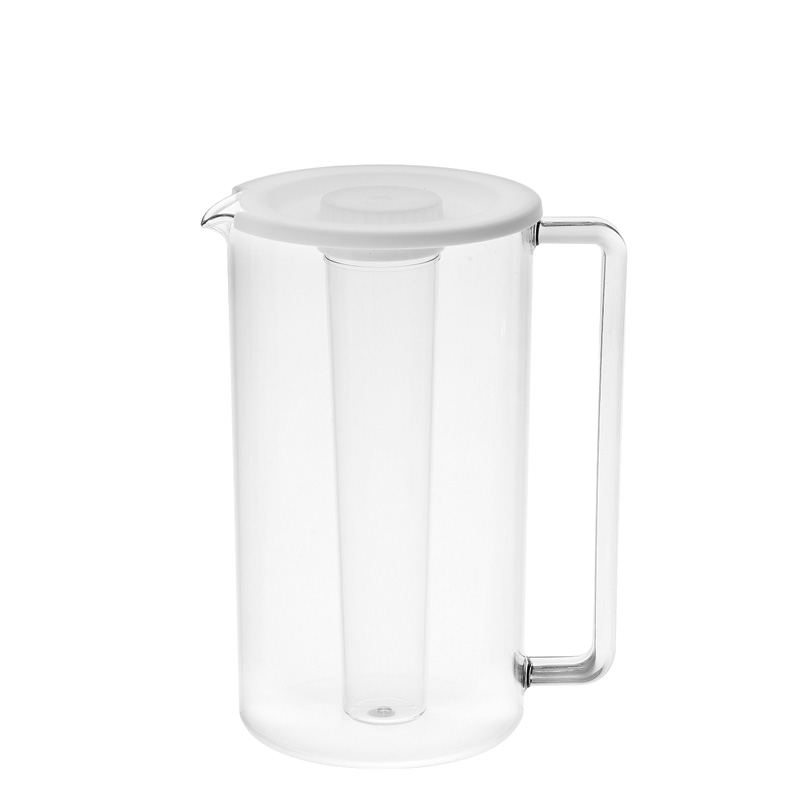 Botella De Jugo Acrílica Transparente 1600 Ml – Jarra De Agua Con Tapa Para Bar, Cocina Y Fiestas – Resistente Y Elegante