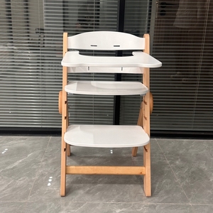 <span class=keywords><strong>เก้าอี้</strong></span>ทานข้าวเด็กปรับระดับความสูงได้ <span class=keywords><strong>เก้าอี้</strong></span>ทานข้าวเด็กแบบพับได้ ทำจากไม้ พร้อมที่พักเท้า สำหรับเด็กทารกและเด็กวัยหัดเดิน - Product Image 2