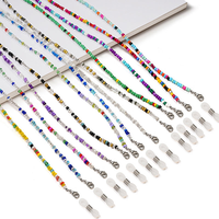 Chaîne de lunettes de lecture ronde en perles faites à la main Joyson, cordon de lunettes coloré, porte-lunettes, sangle de cou pour lunettes de soleil