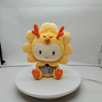 Jouet en peluche dinosaure personnalisé sur mesure UYEAH OEM, animal en peluche en coton, jouet en peluche dragon personnalisé