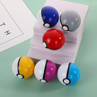Vente en gros de nouvelles figurines Poké Ball rouge et blanche, Gachapon multicolore, jouets ronds de poche