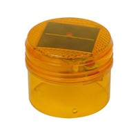 Feu de signalisation solaire pour poteau, balise clignotante LED avec batterie rechargeable pour garde-corps routier et chantier