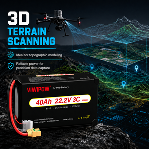 Batterie semi-solide 40000mAh 22.2V 6S 5C à décharge rapide pour drones multirotors de cartographie/agriculture – Vente directe usine - Product Image 4