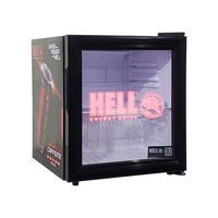 Meisda SC52 Réfrigérateur commercial Mini Bar avec porte vitrée portable Refroidisseur d'affichage pour hôtels supermarchés Stockage des boissons