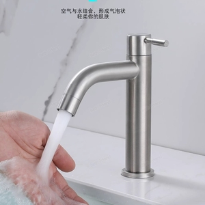 Grifo <span class=keywords><strong>de</strong></span> Lavabo <span class=keywords><strong>de</strong></span> Acero Inoxidable 304 <span class=keywords><strong>de</strong></span> Alta Calidad para Baño, Montaje en Cubierta - Product Image 2