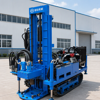 Vente en gros de petites plateformes de forage de puits d'eau portables de 100m, 150m, 180m, 200m, machine de forage de puits