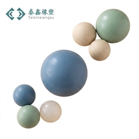 Balle en caoutchouc d'étanchéité bleue, résistante à l'usure et à haute résilience pour équipement mécanique, tailles personnalisées disponibles, marque Taisin, Hebei