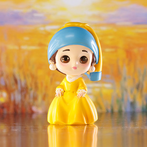 Yu Mo Craft - Figura Coleccionable de Resina de la Famosa Pintura 'La Niña' en Caja Sorpresa, Juguete Decorativo de Escritorio, 6 Ediciones Básicas y 1 Edición Oculta - Product Image 3