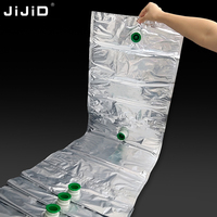 Sac BIB de qualité alimentaire sans BPA, haute barrière, en aluminium, aseptique, en boîte, de 1L à 220L, pour jus, vin et produits laitiers