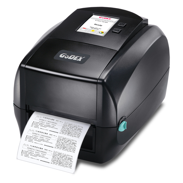Godex RT863i 600dpi Thermal Transfer & Direct Thermal Superior Printing Quality on Desktop Label Barcode Printer