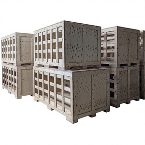 ODM OEM Fumigated <b>Crate</b> Strong Sturdy Wooden Case Container for Storage Export Design Plywood <b>Box</b> Custom Dimension Dimensions - Product Image 3