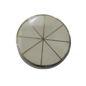 Wholesale Price Hot Selling Good Quality Natural Mango Wood Brass Inlay With Gold Boarder Coaster / <b>Mats</b> & Pads - Product Image 2