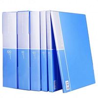 Classeur de présentation A1, 40 pochettes transparentes, en polypropylène solide, dossier de projet, dossier de présentation, couverture translucide