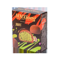 Oferta Especial: Bolas de Arroz Glutinoso Rellenas de Chocolate con Pistacho Estilo Dubai, Mochi de Chocolate para Fiestas