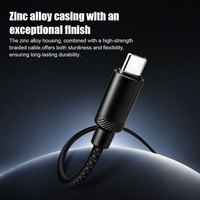 Neuheiten 240W USB-C-Kabel Hochgeschwindigkeits-Ladekabel Typ C zu Typ C Datenkabel mit TFT-Farbdisplay