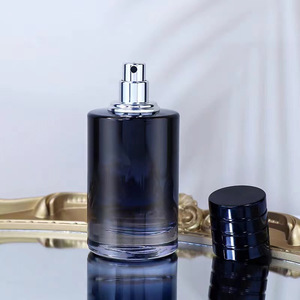 Botella cilíndrica de perfume de 30/50/100ml Botella de spray redonda Botella de vidrio de fragancia para hombres salvajes - Product Image 5